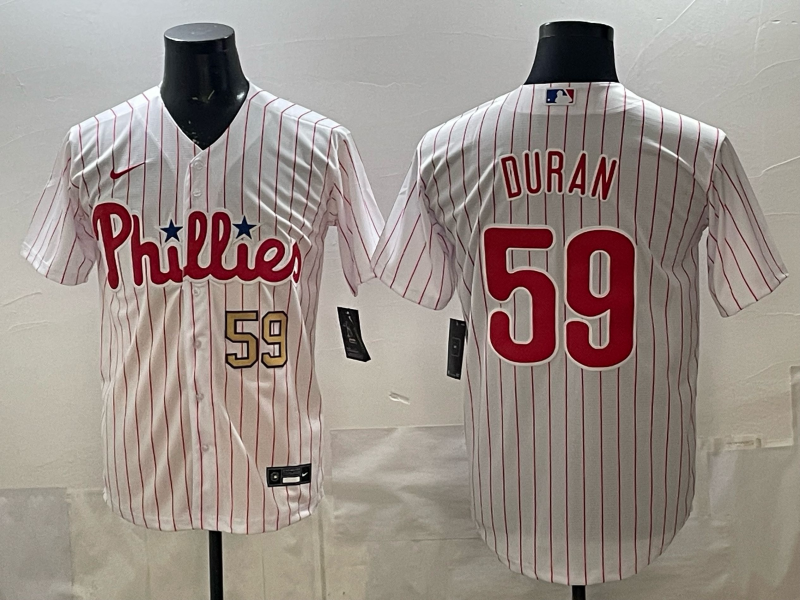 Men 2026 Philadelphia Phillies #59 Duran White Game Nike MLB Jersey 002